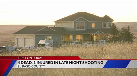 4 dead in overnight shooting northeast of Peyton